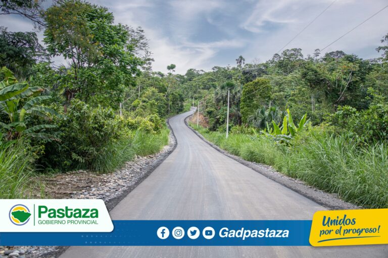 ¡El asfaltado de la vía Canelos - Latasas - Challuayaku, es una realidad!
