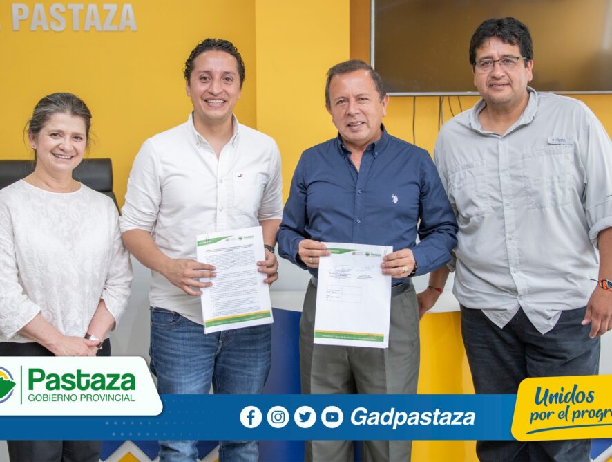 Se llevó a efecto la firma del Convenio Específico de Cooperación Interinstitucional entre el Gobierno Provincial de Pastaza y Fundación Pachamama.
