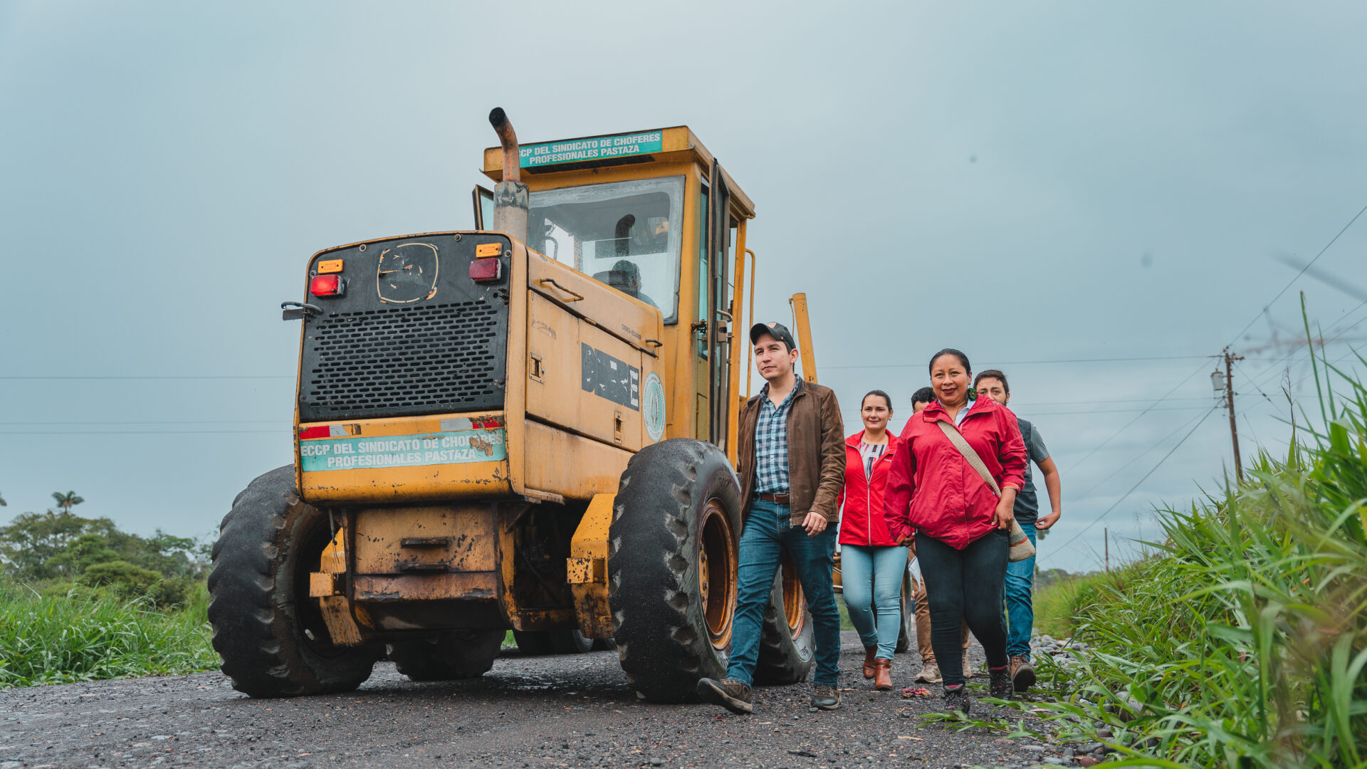 Fiscalizamos obras viales de la provincia.