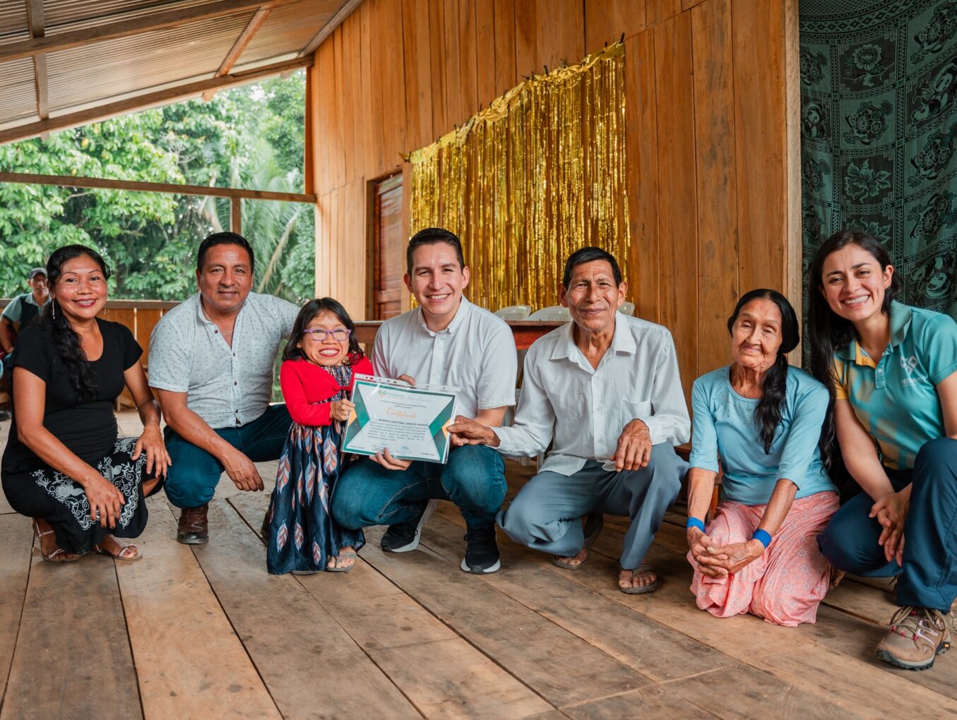 Alegría por la readecuación de la casa de Graciela.