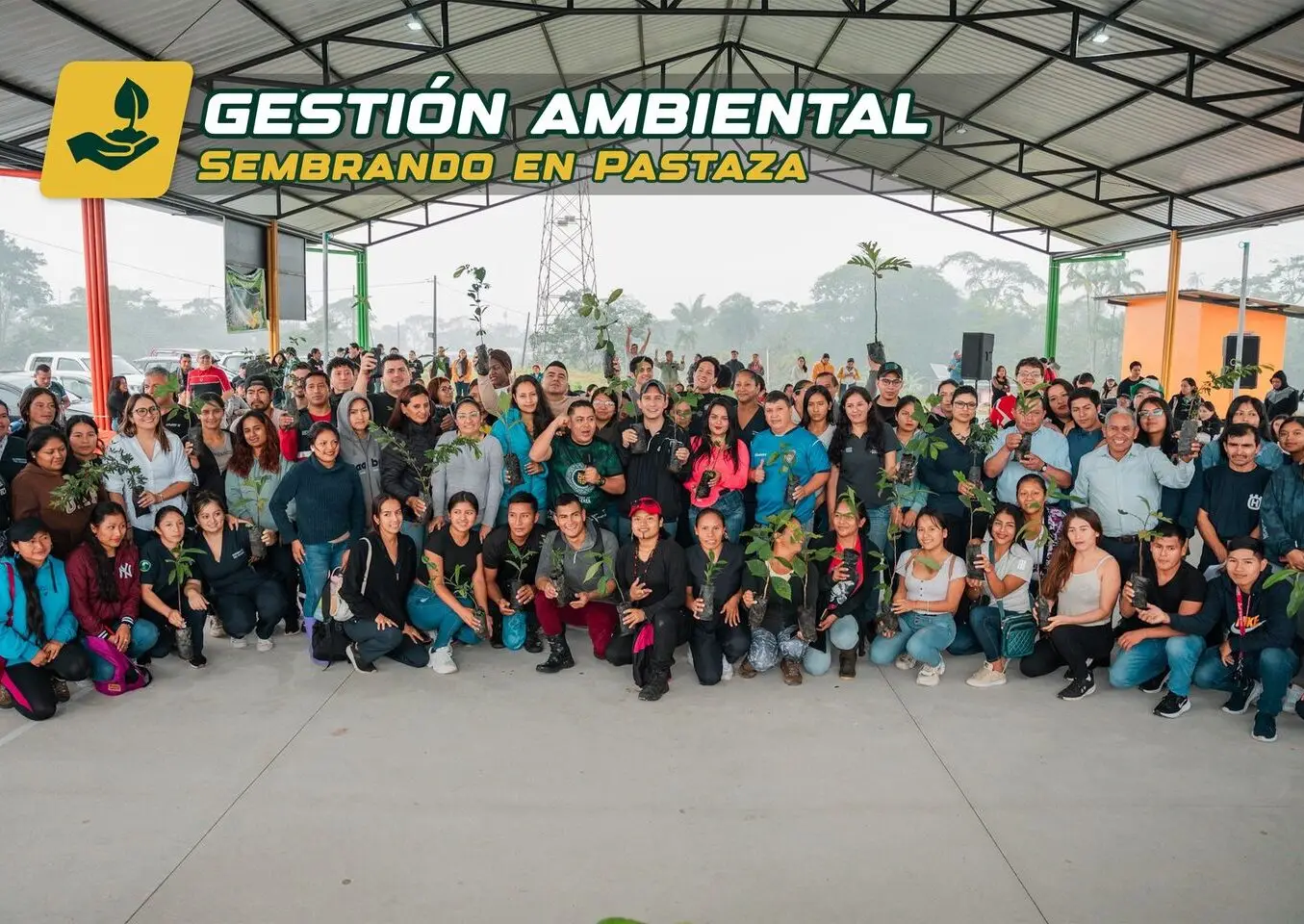 Inició en Shell el plan Sembrando en Pastaza, para reforestar, restaurar y limpiar los ríos de la provincia.