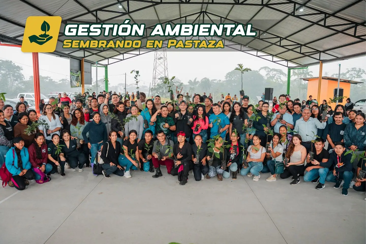 Inició en Shell el plan Sembrando en Pastaza, para reforestar, restaurar y limpiar los ríos de la provincia.