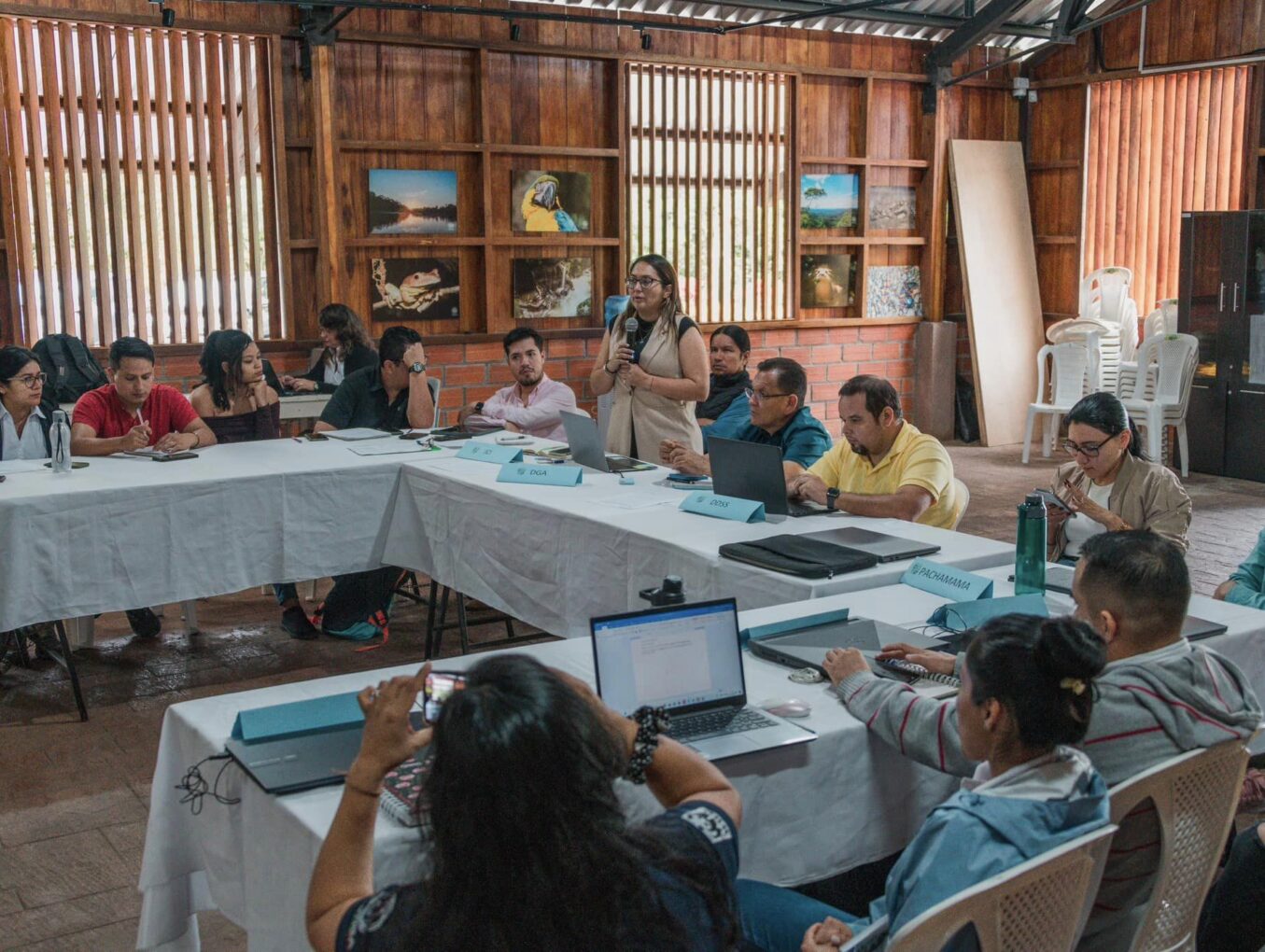 Cooperación Internacional en Pindo Mirador.
