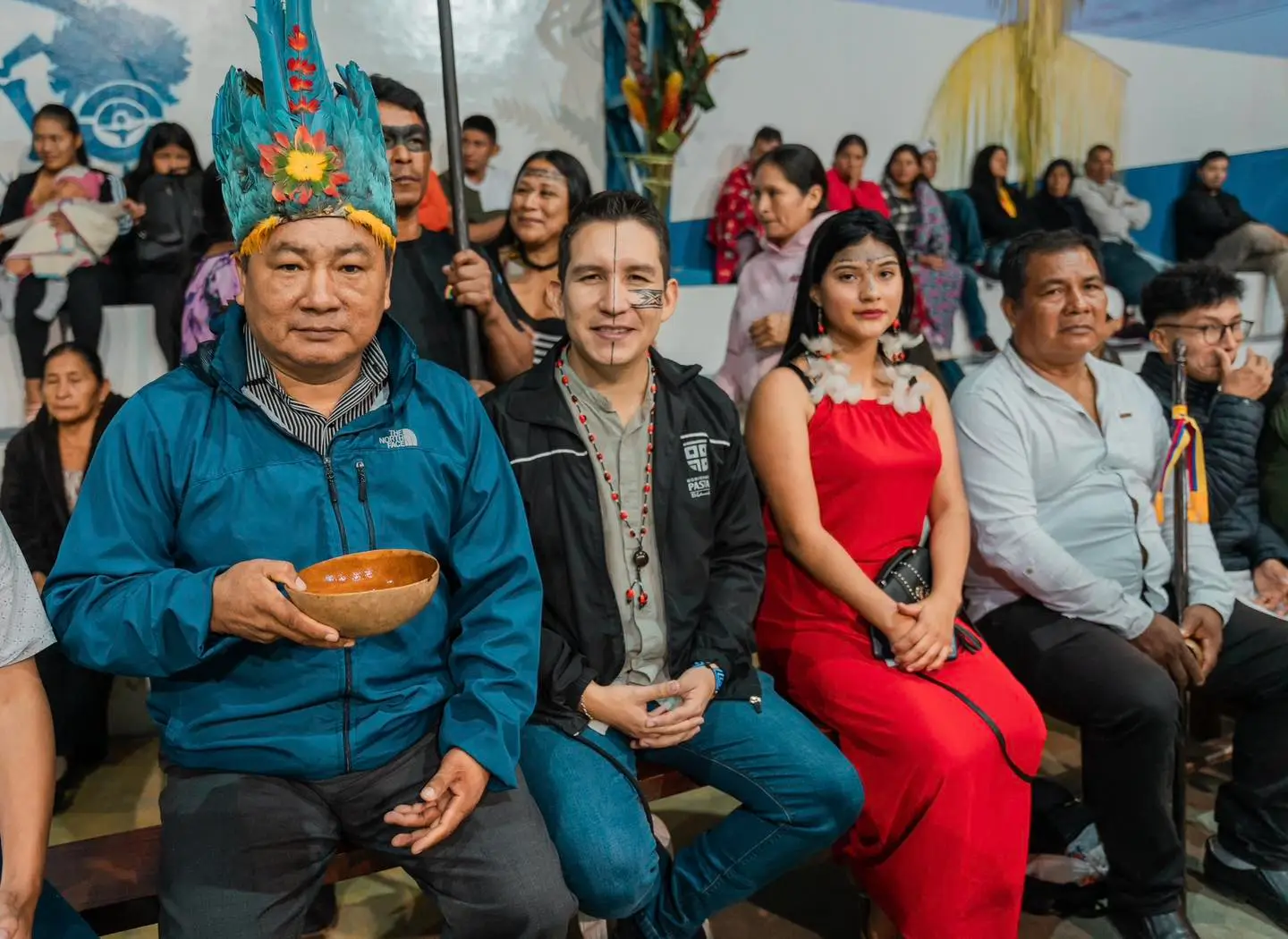Prefecto de Pastaza participa en la wayusa Upina y Uchu Manka en la Comuna San Jacinto del Pindo.