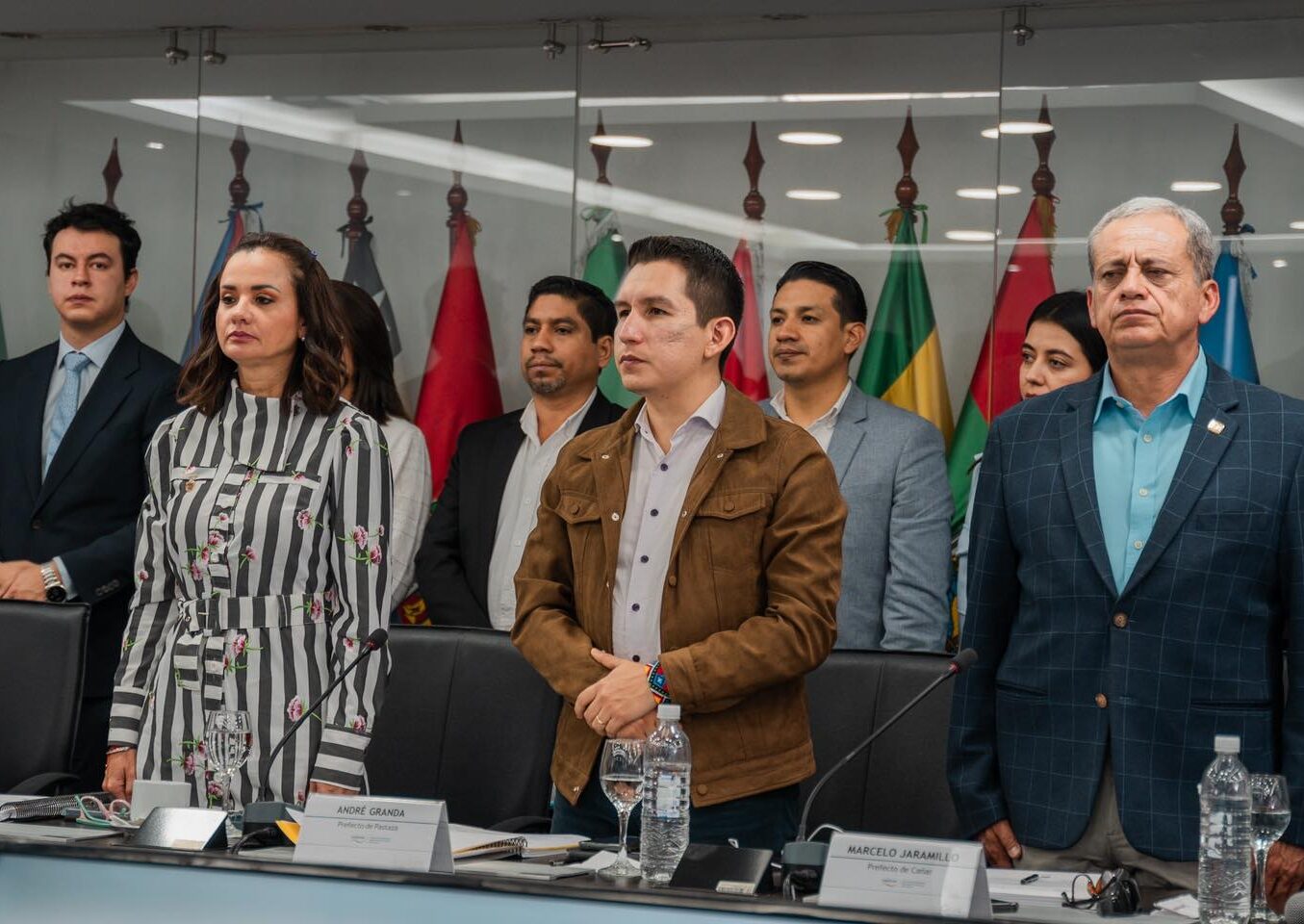 El prefecto André Granda está presente en la Asamblea de las Prefecturas del país en el Congope.