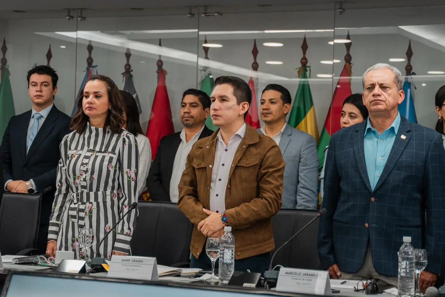 El prefecto André Granda está presente en la Asamblea de las Prefecturas del país en el Congope.