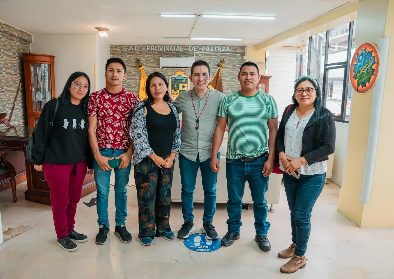 El prefecto André Granda recibió la visita de dirigentes de Moretecocha.