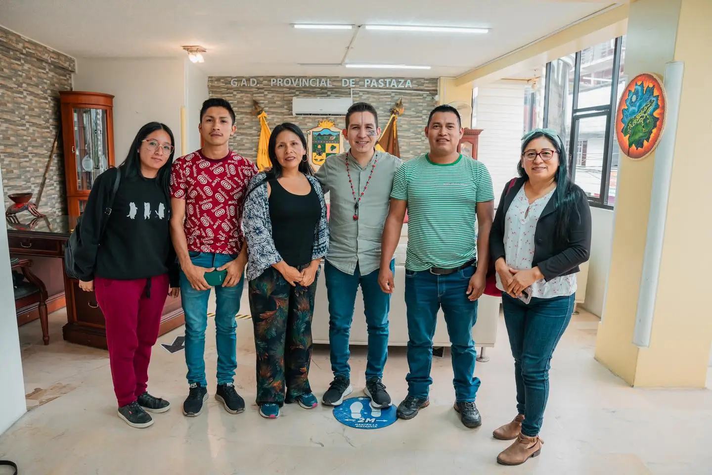 El prefecto André Granda recibió la visita de dirigentes de Moretecocha.