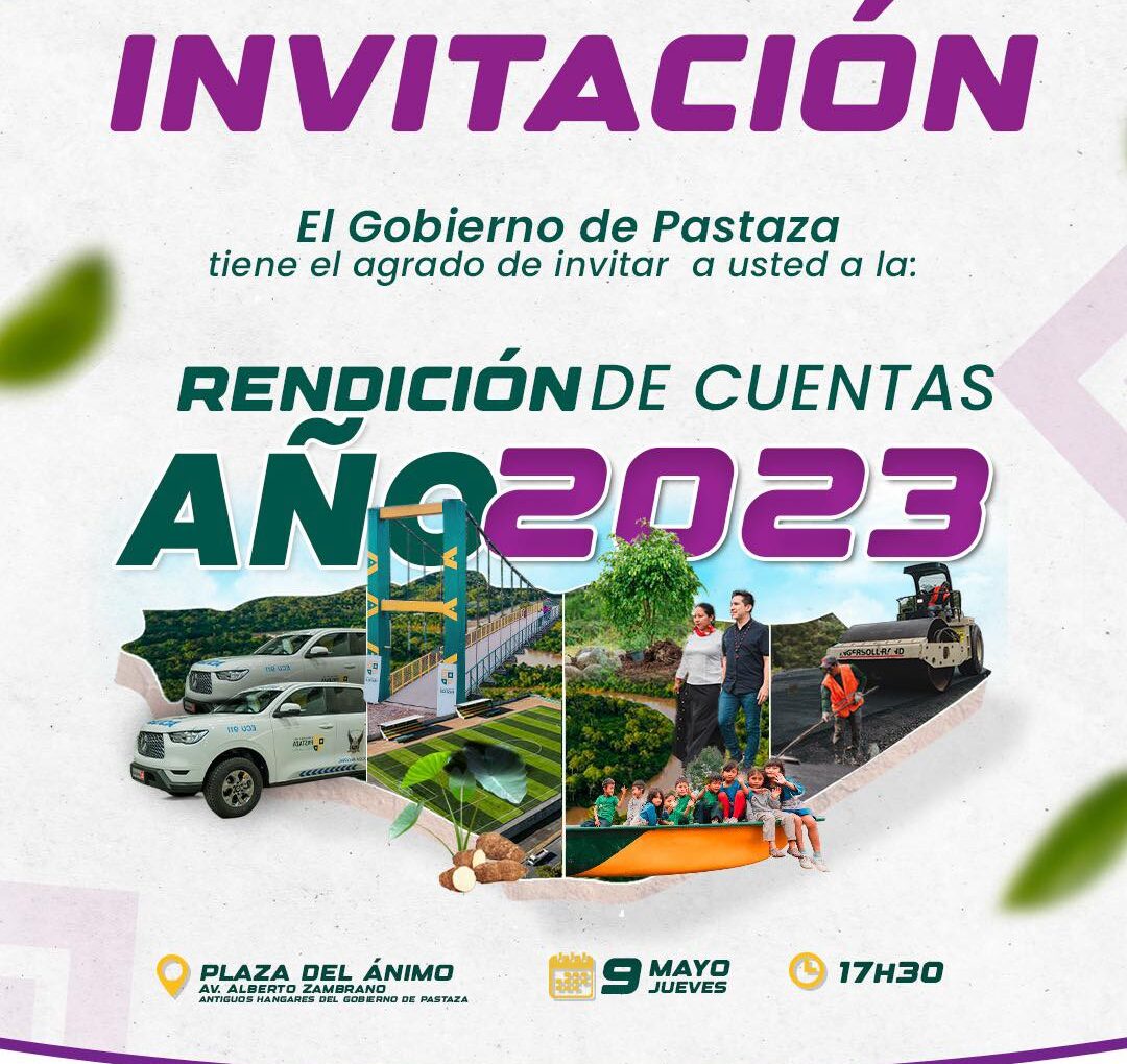 Invitación a Rendición de Cuentas.