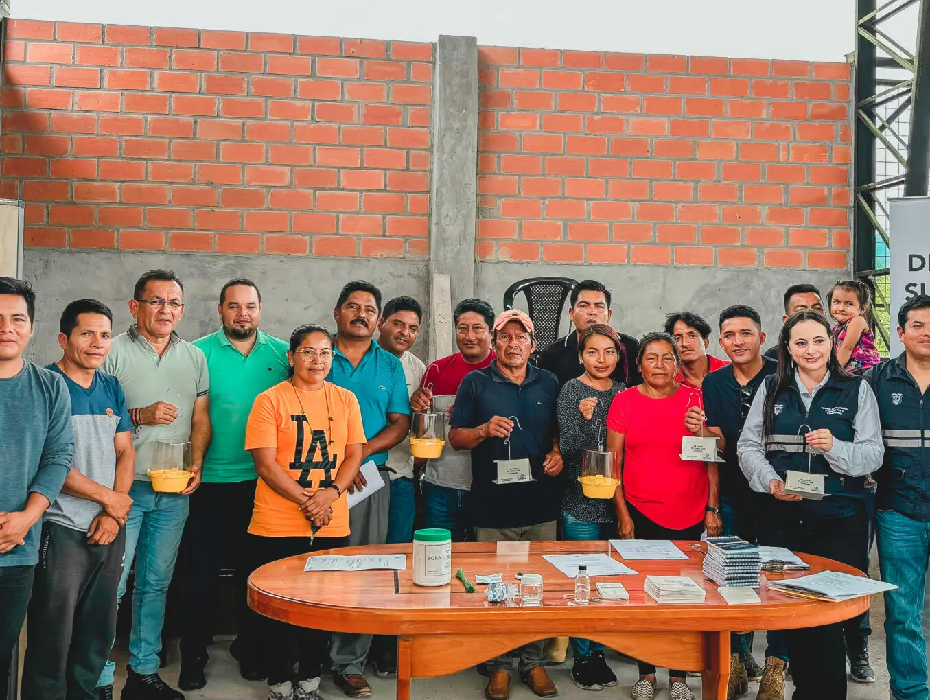 Inauguramos la escuela de campo de Pitahaya con la Asociación de Productores Agrícolas de Chuwitayo.
