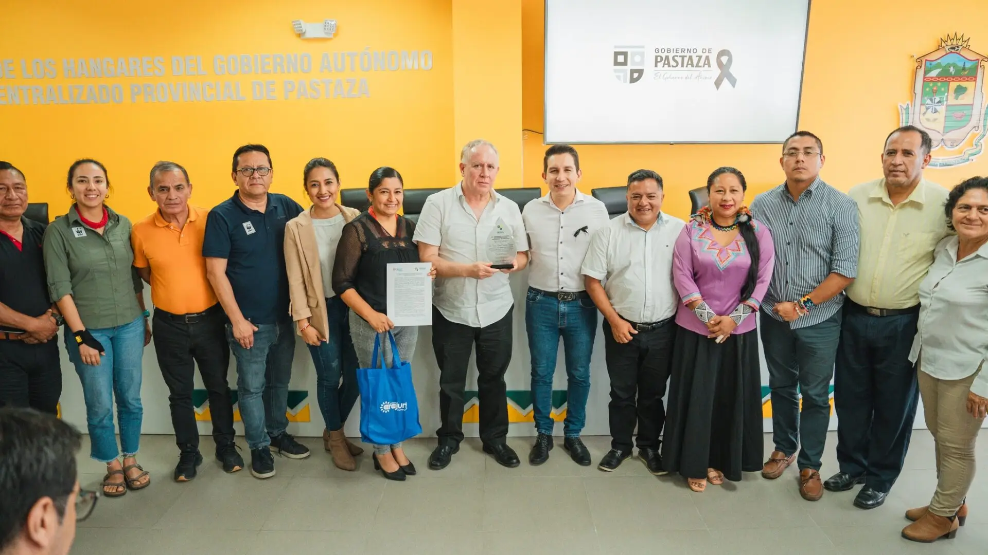 Defensoría del Pueblo de Ecuador , realizó una visita protocolaria al Gobierno de Pastaza.