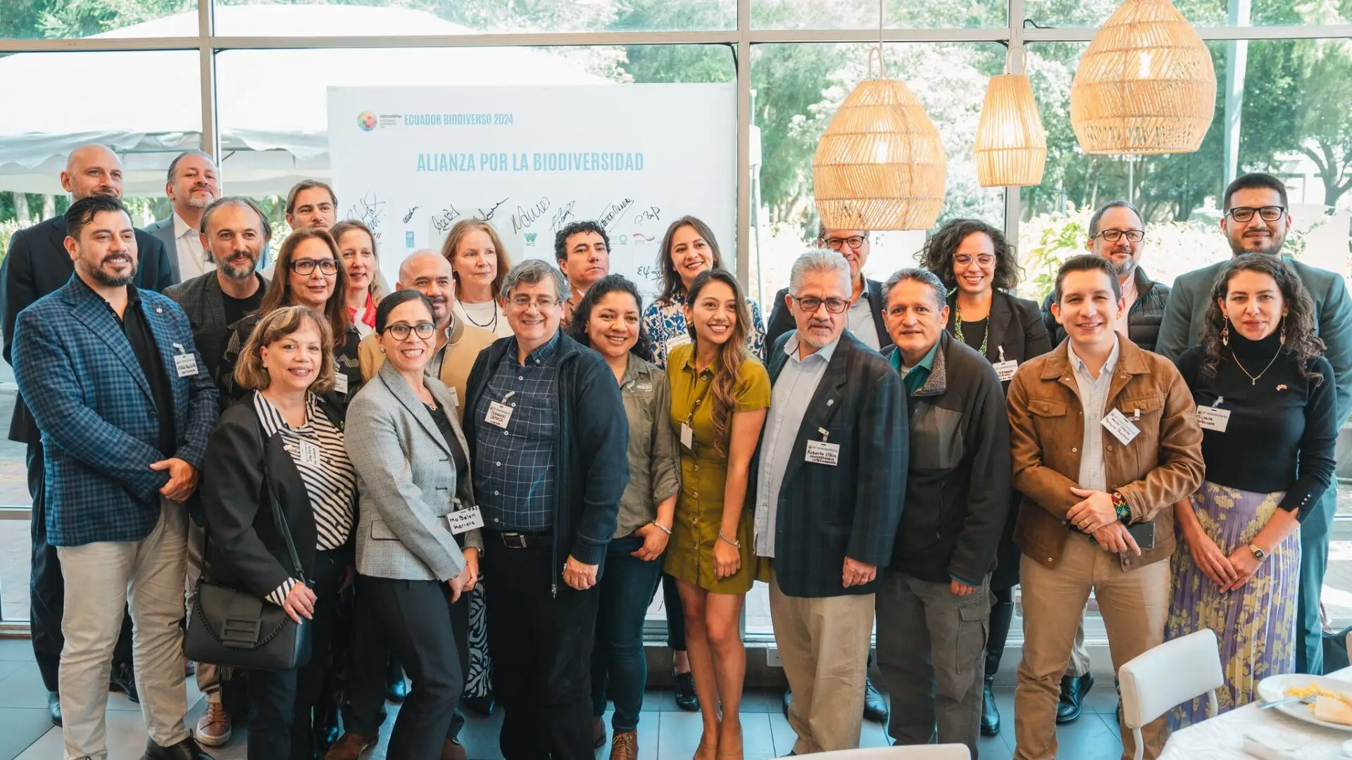 El prefecto de Pastaza André Granda estuvo presente en el lanzamiento del “Mes de la Biodiversidad 2024”.