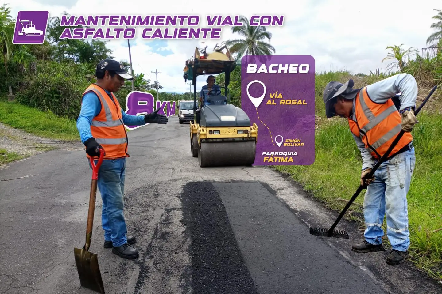 Garantizamos el buen estado de la red vial en la provincia.