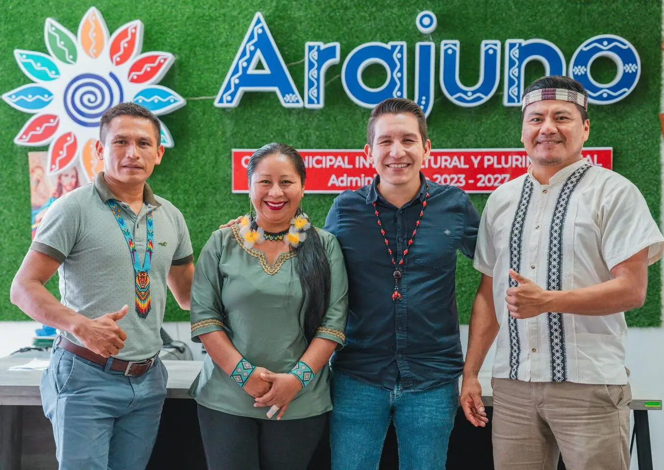 En Arajuno se vienen 4Km de asfaltado.