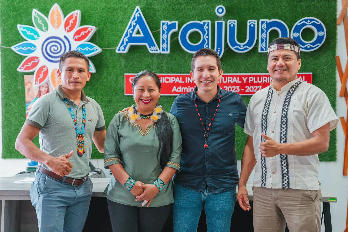 En Arajuno se vienen 4Km de asfaltado.