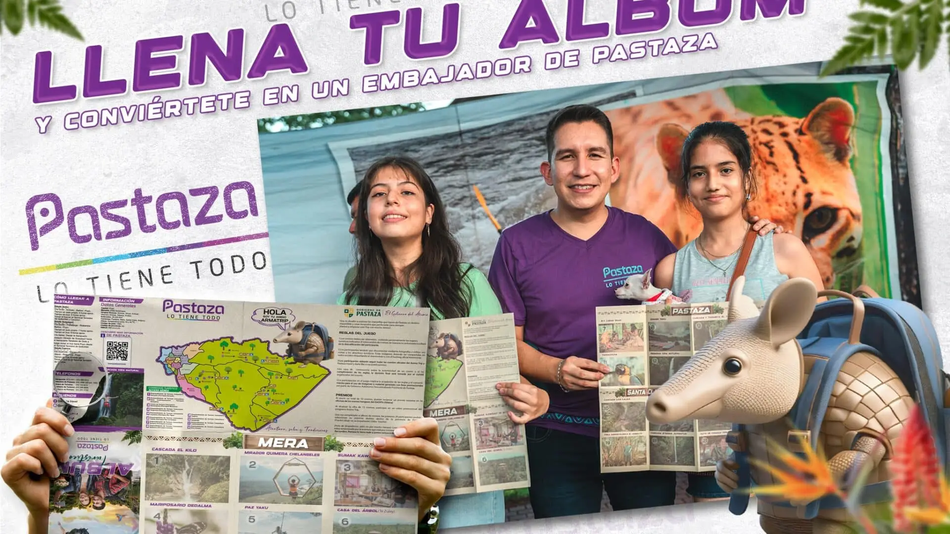 Explora Pastaza con nuestro álbum turístico.