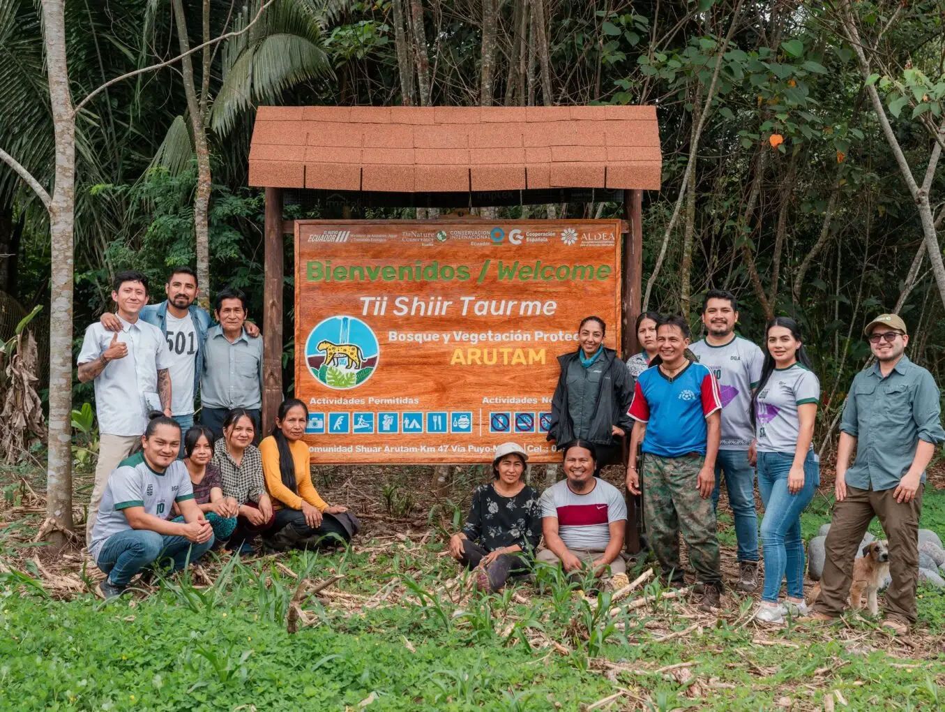 Otra jornada de reforestación.