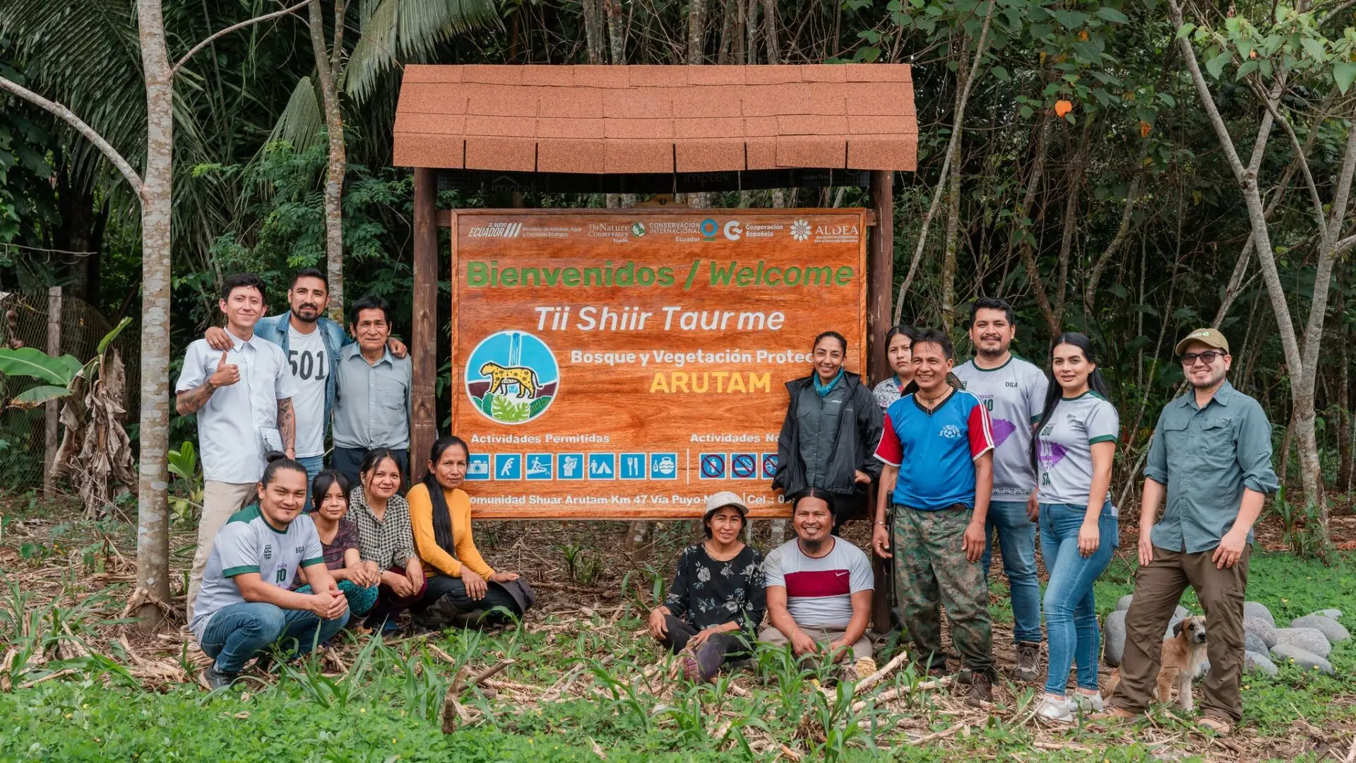 Otra jornada de reforestación.