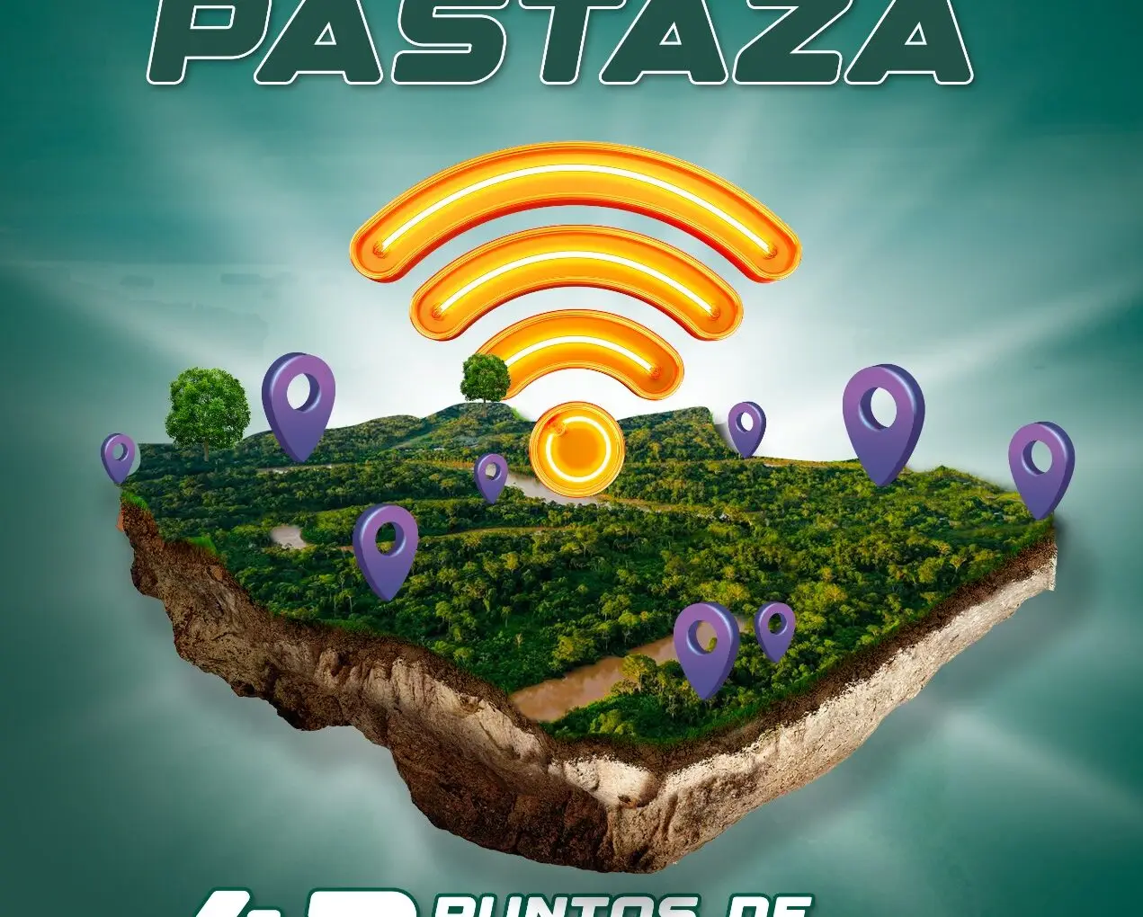 Plan para conectar a las comunidades más alejadas con internet satelital en Pastaza.