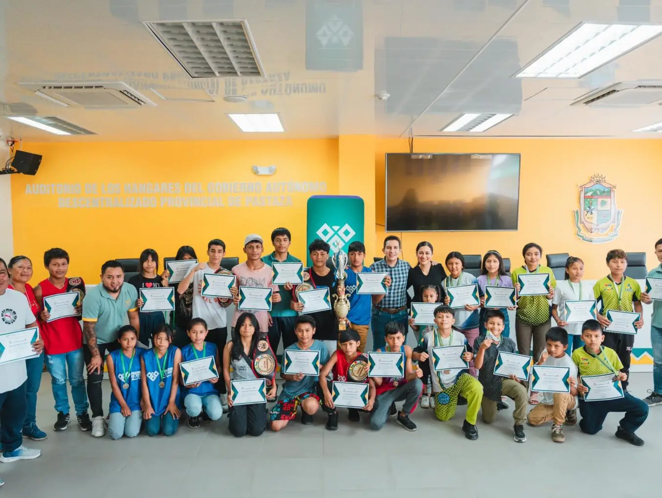 Reconocimos a nuestros grandes deportistas, beneficiarios del Proyecto PAD del Patronato Provincial.