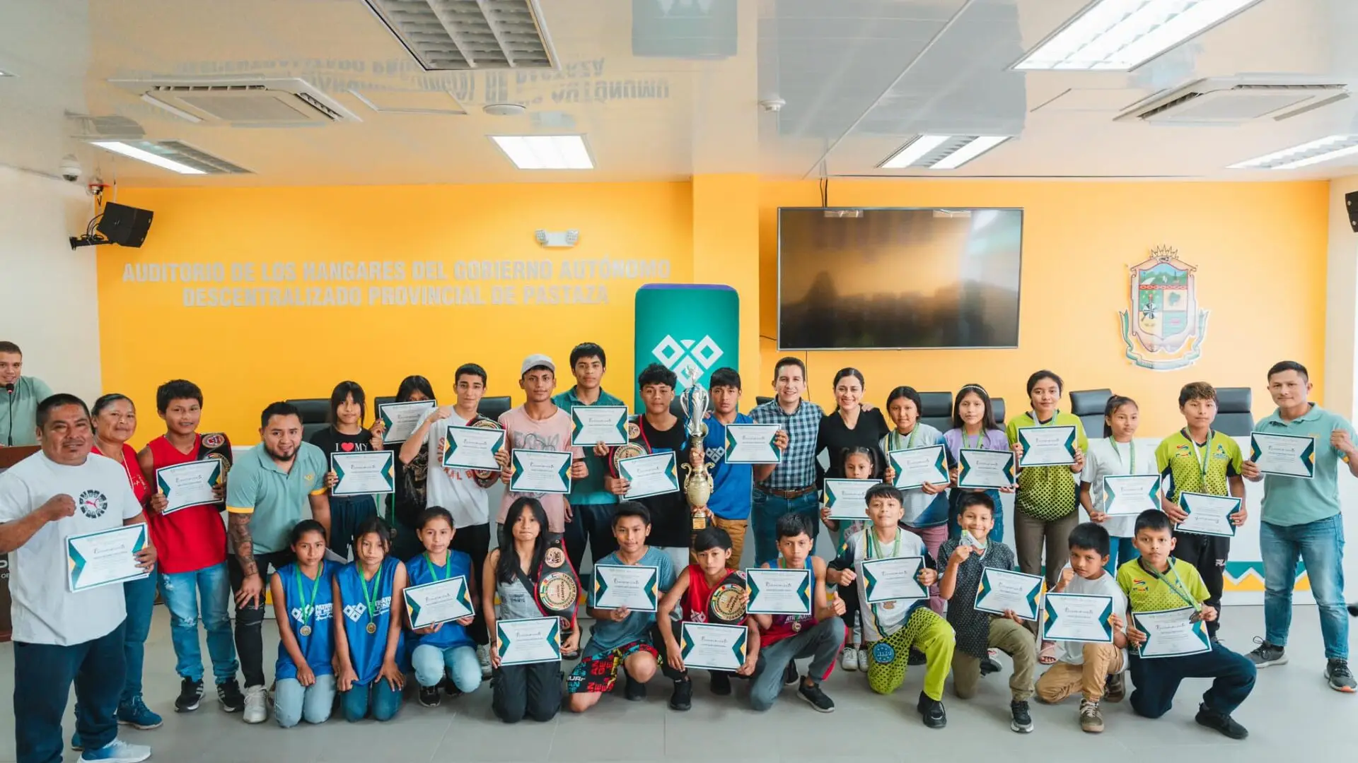 Reconocimos a nuestros grandes deportistas, beneficiarios del Proyecto PAD del Patronato Provincial.