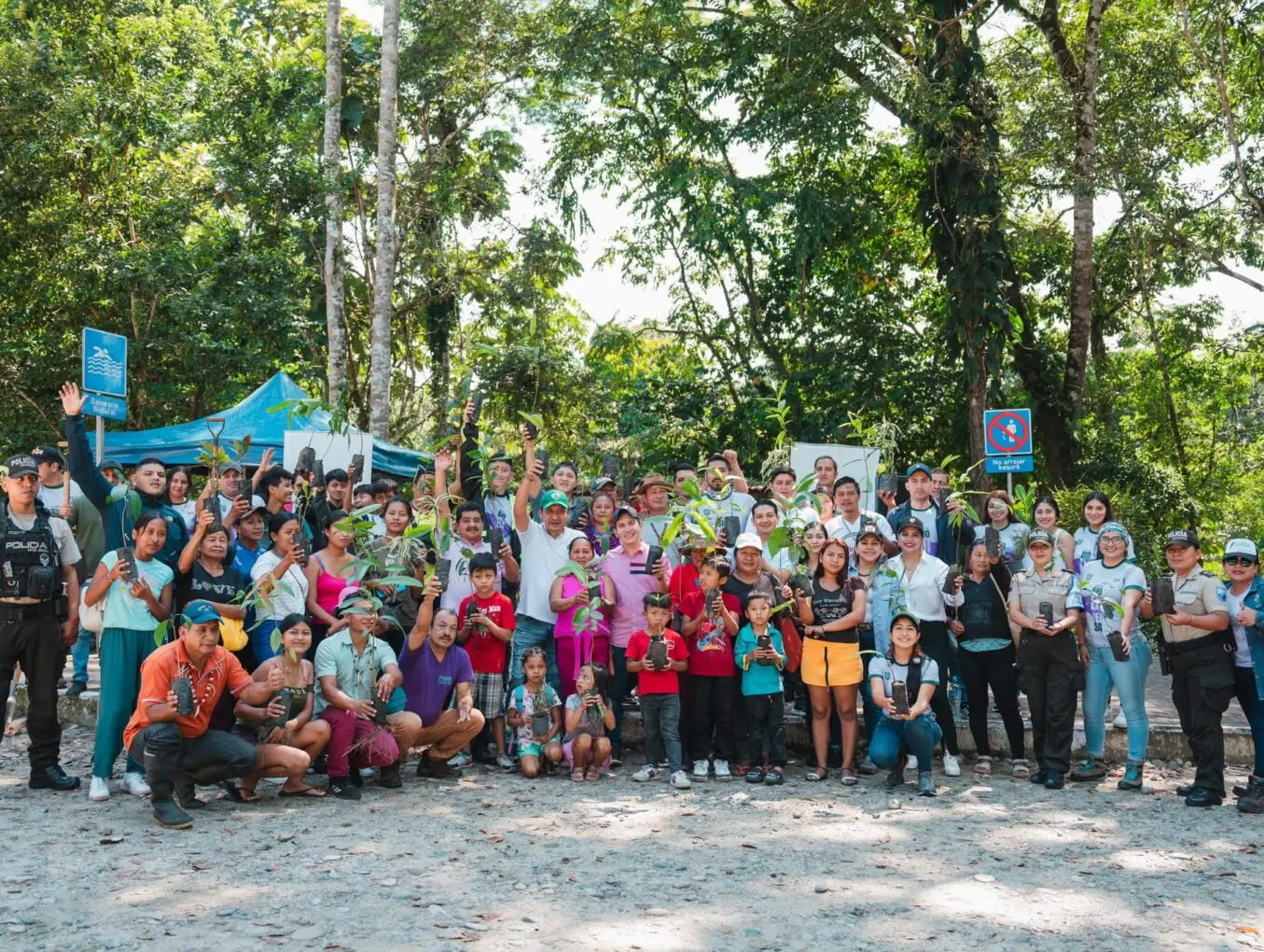 La quinta jornada de sembrando en Pastaza.