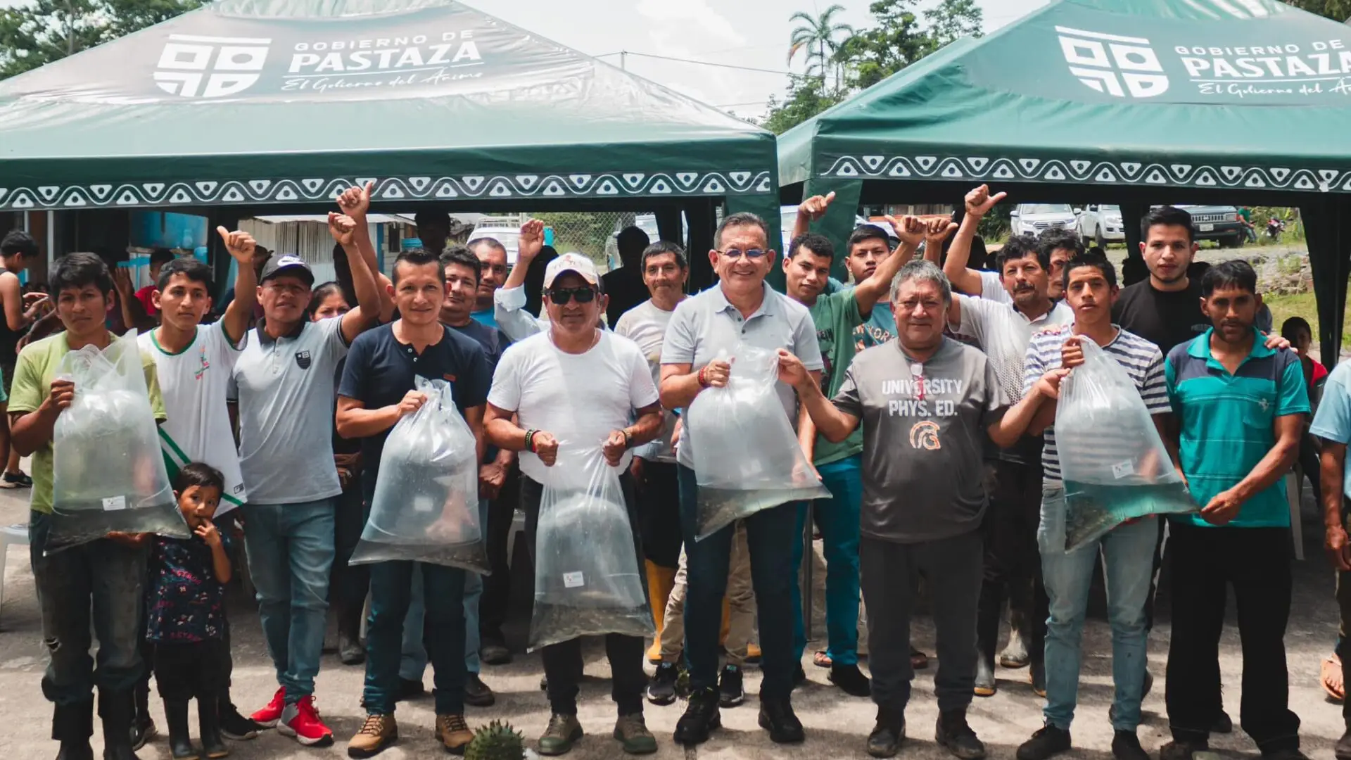 Se entregó de 70.710 alevines de tilapia roja y negra.