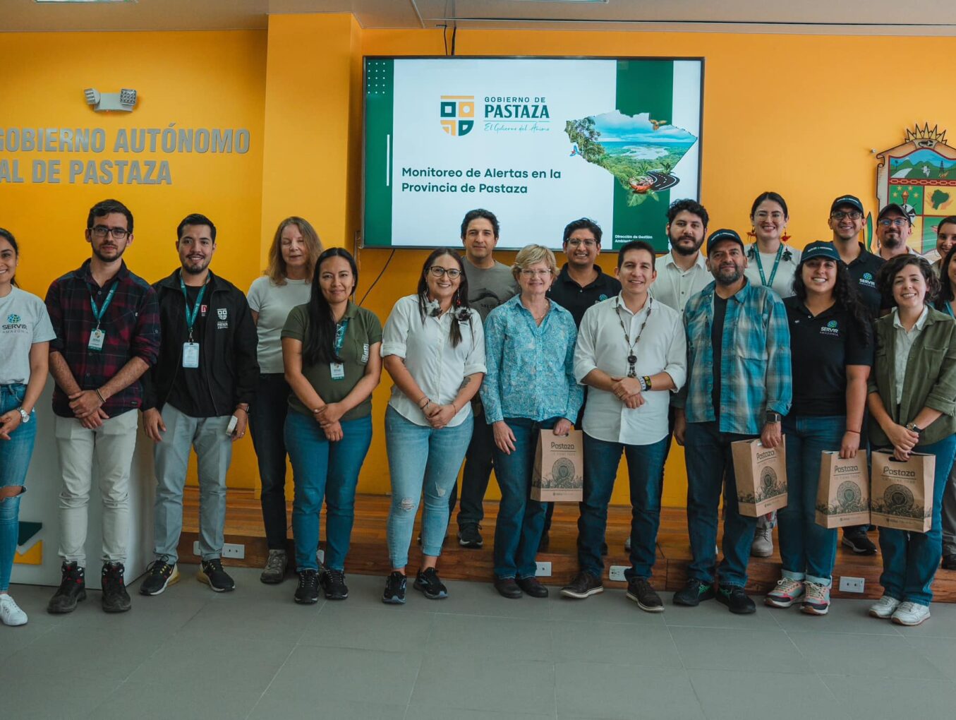 Especial fue la visita del programa global SERVIR NASA’s.