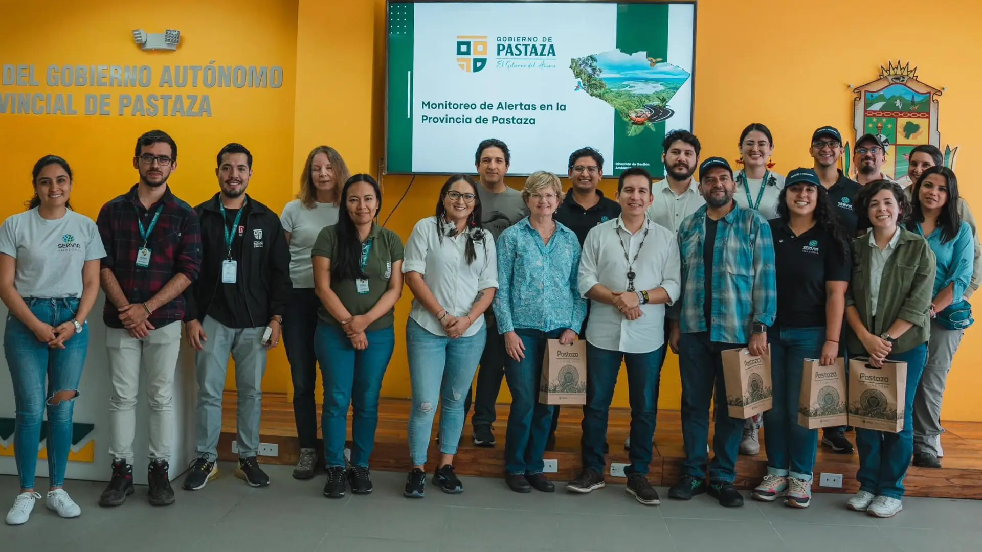 Especial fue la visita del programa global SERVIR NASA’s.