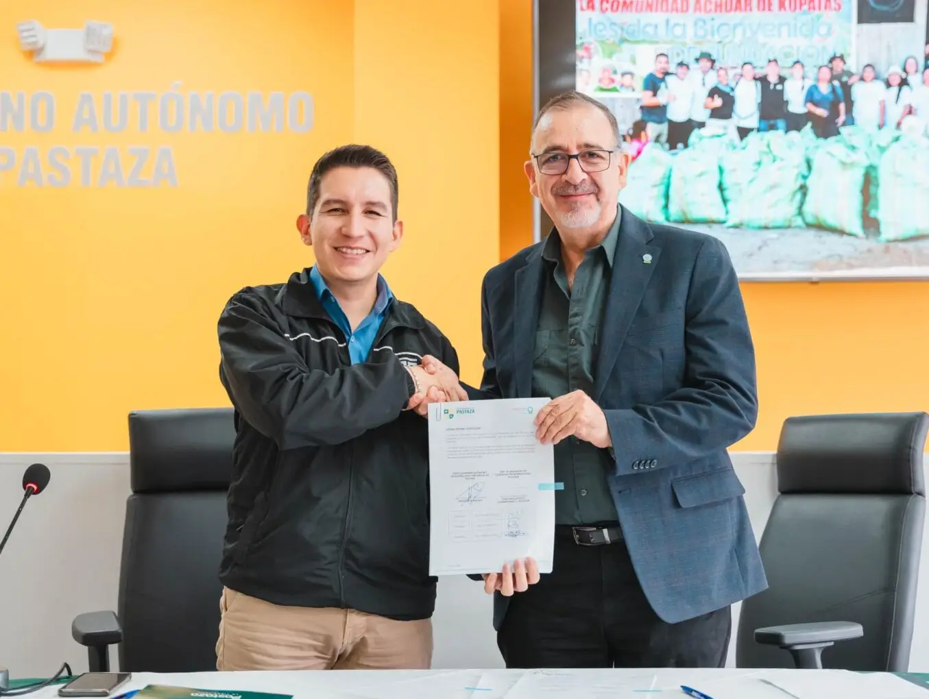 Firma de Convenio Marco de Cooperación con Conservación Internacional Ecuador.
