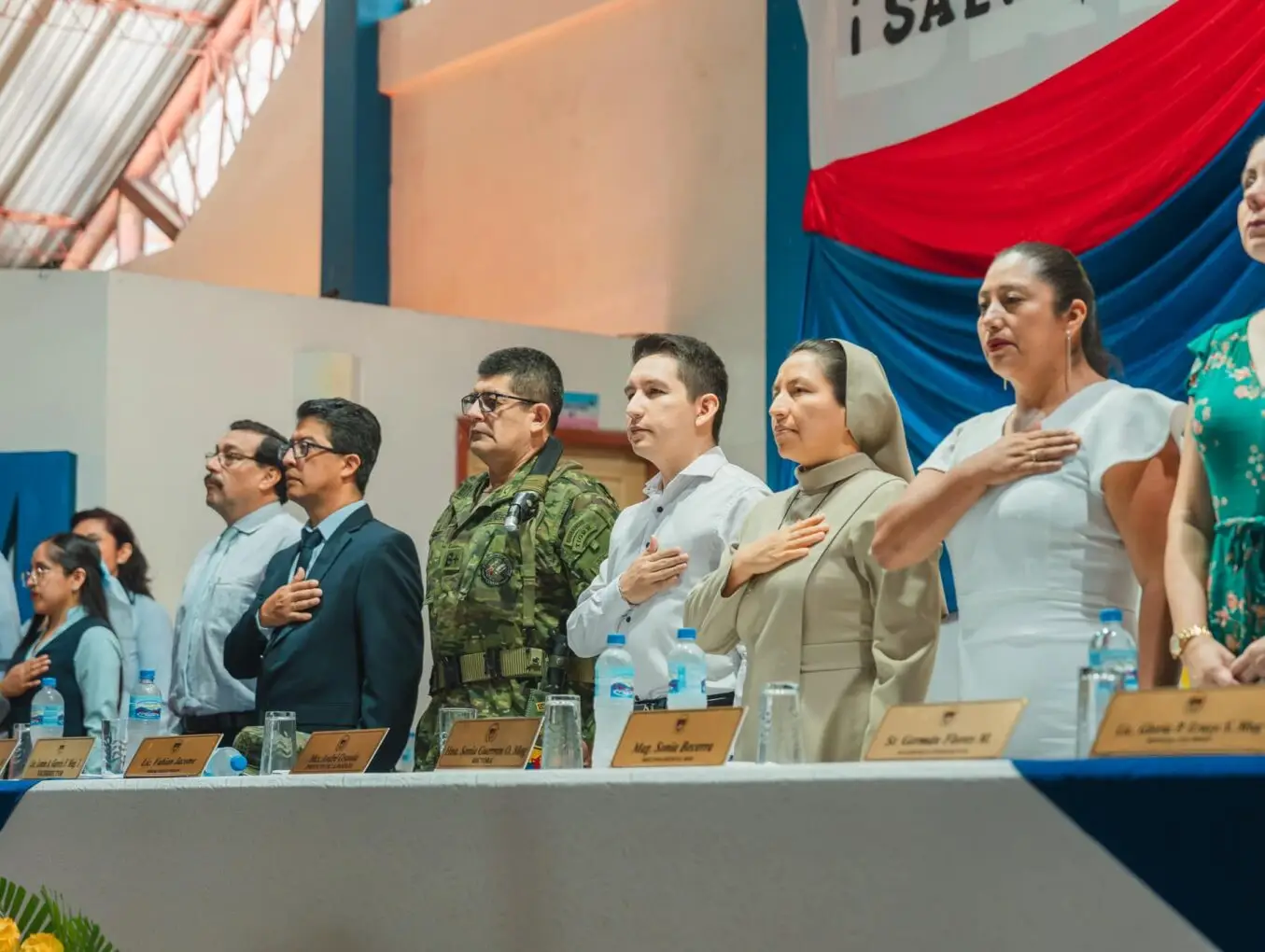 conmemoración del día de la Bandera Nacional.