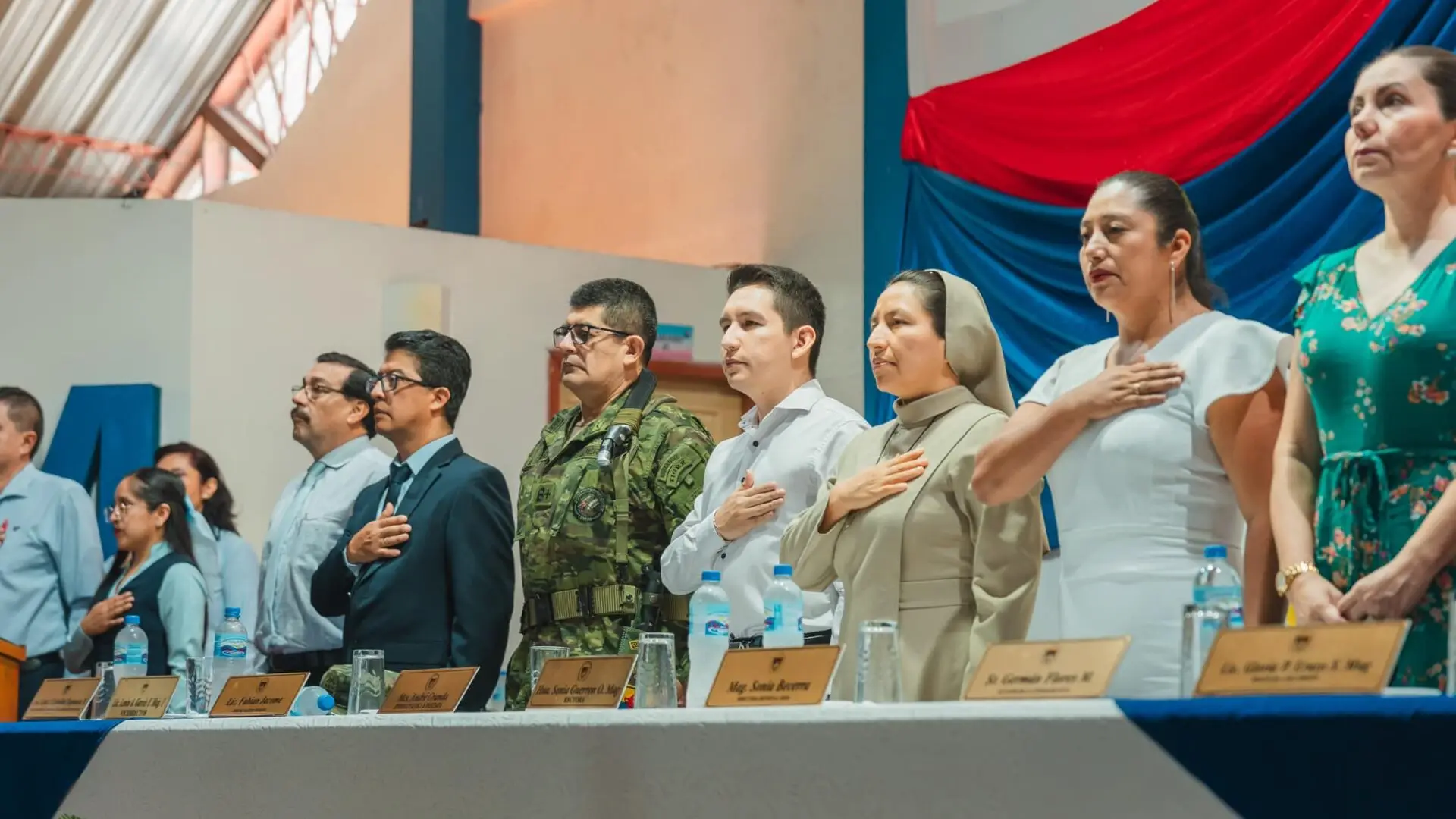 conmemoración del día de la Bandera Nacional.