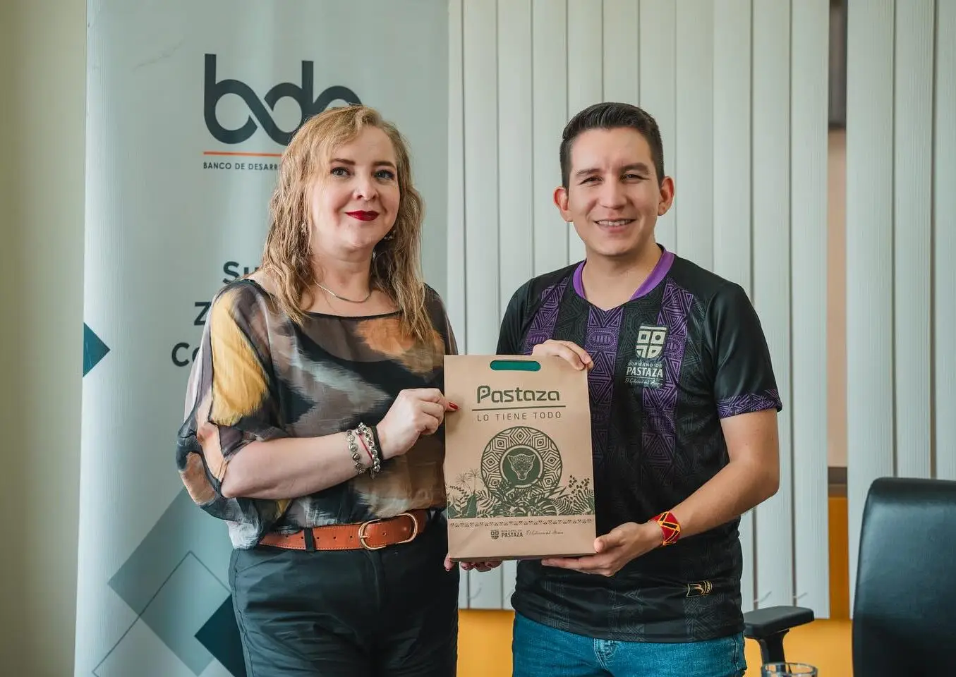 Recibimos a Soraya Vásconez, Gerente Sierra Centro Pastaza Banco de Desarrollo del Ecuador.