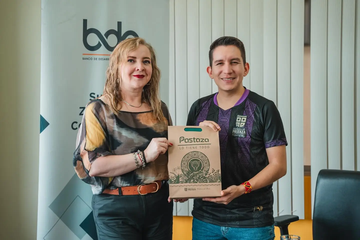 Recibimos a Soraya Vásconez, Gerente Sierra Centro Pastaza Banco de Desarrollo del Ecuador.