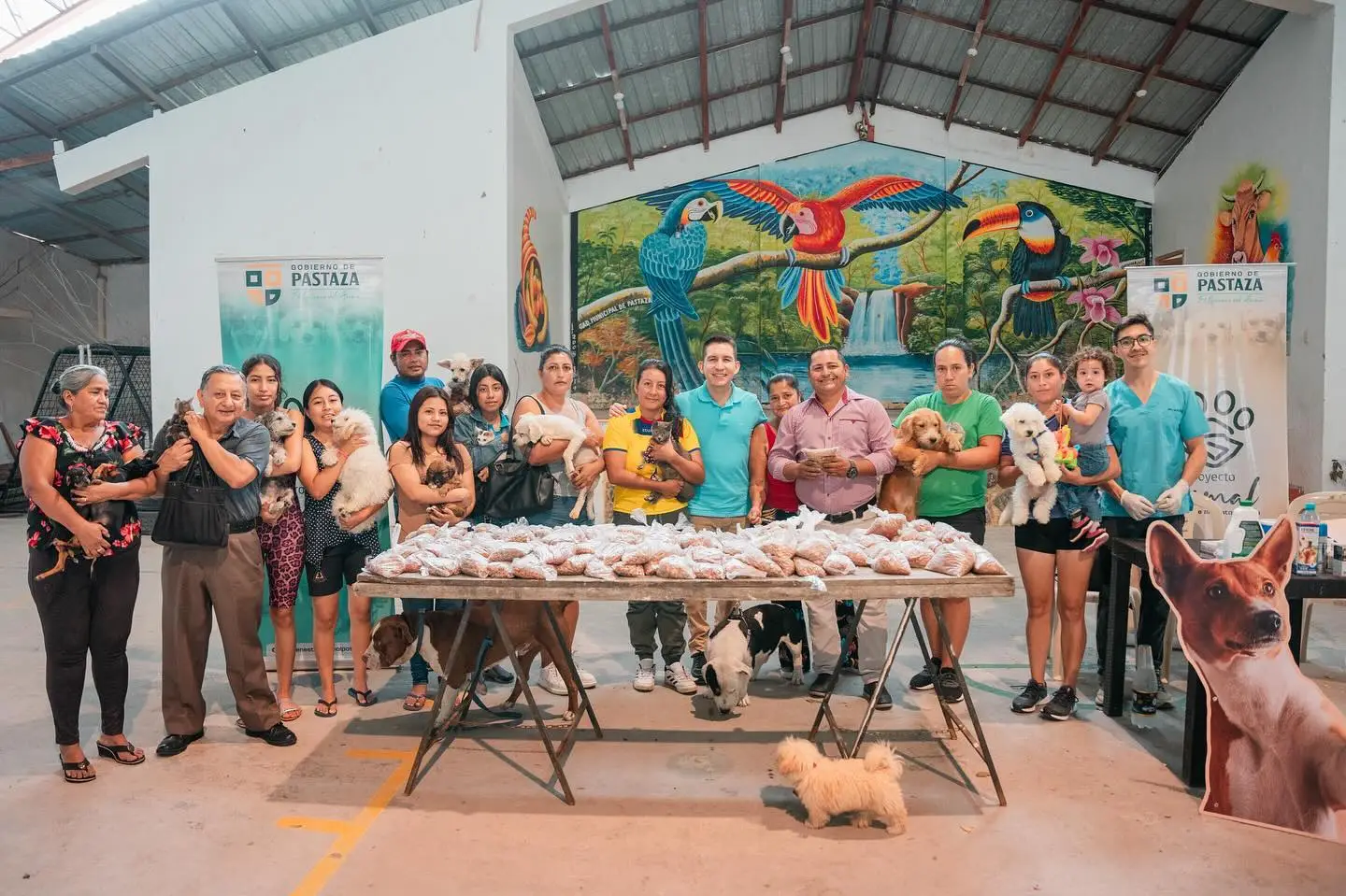 El Proyecto Ánimal llegó a la parroquia El Triunfo.