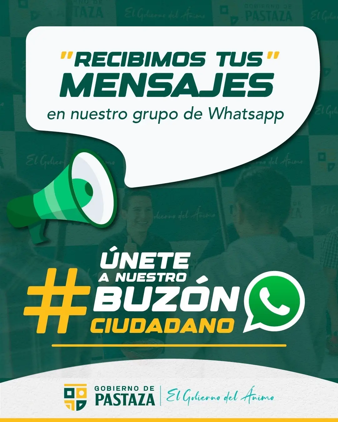 🙋♂️ ¡Click para unirte a nuestro grupo de WhatsApp! ¡Tu opinión y sugerencia son bienvenidas en el #BuzonCiudadano 🔰Únete a nuestro grupo de WhatsApp