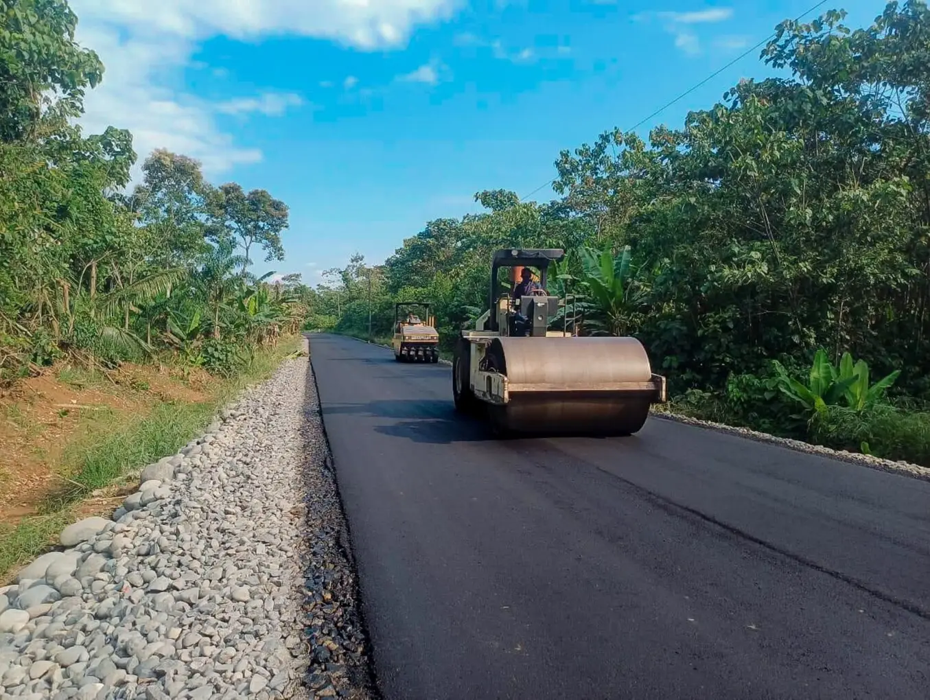 La obra vial más grande de Pastaza avanza con firmeza.