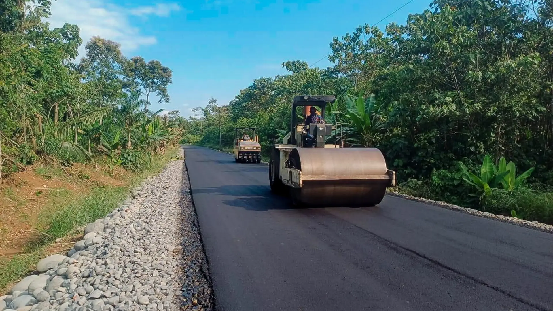 La obra vial más grande de Pastaza avanza con firmeza.