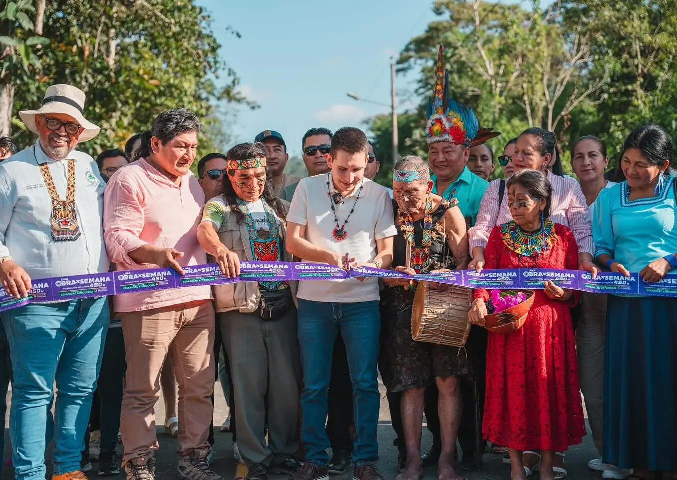 ‘ Sin detenerse’ es la consigna con la que el Gobierno de Pastaza entrega una obra por semana.