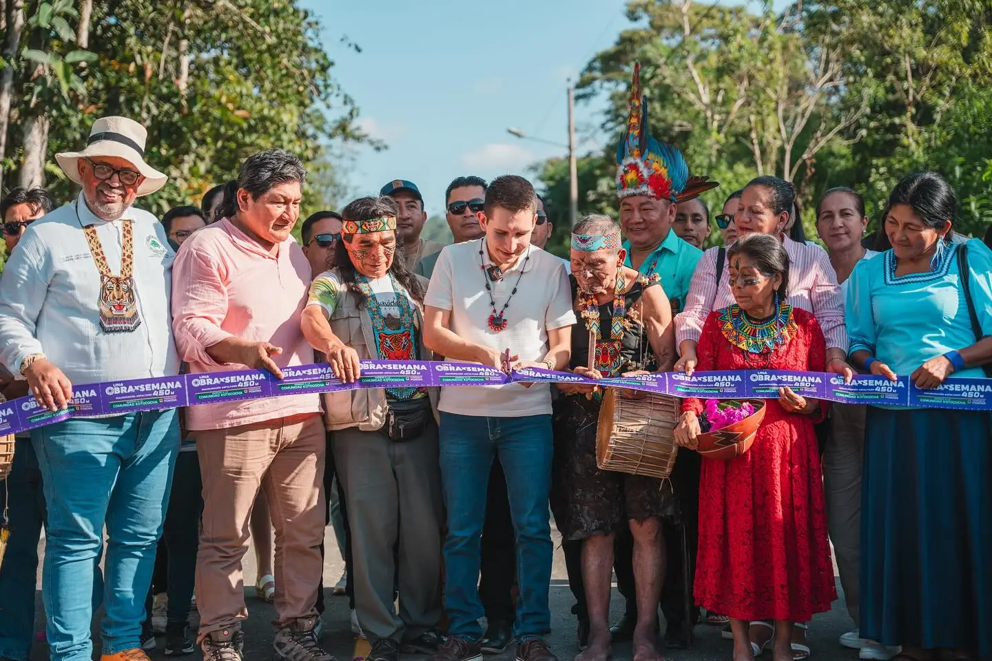 ‘ Sin detenerse’ es la consigna con la que el Gobierno de Pastaza entrega una obra por semana.