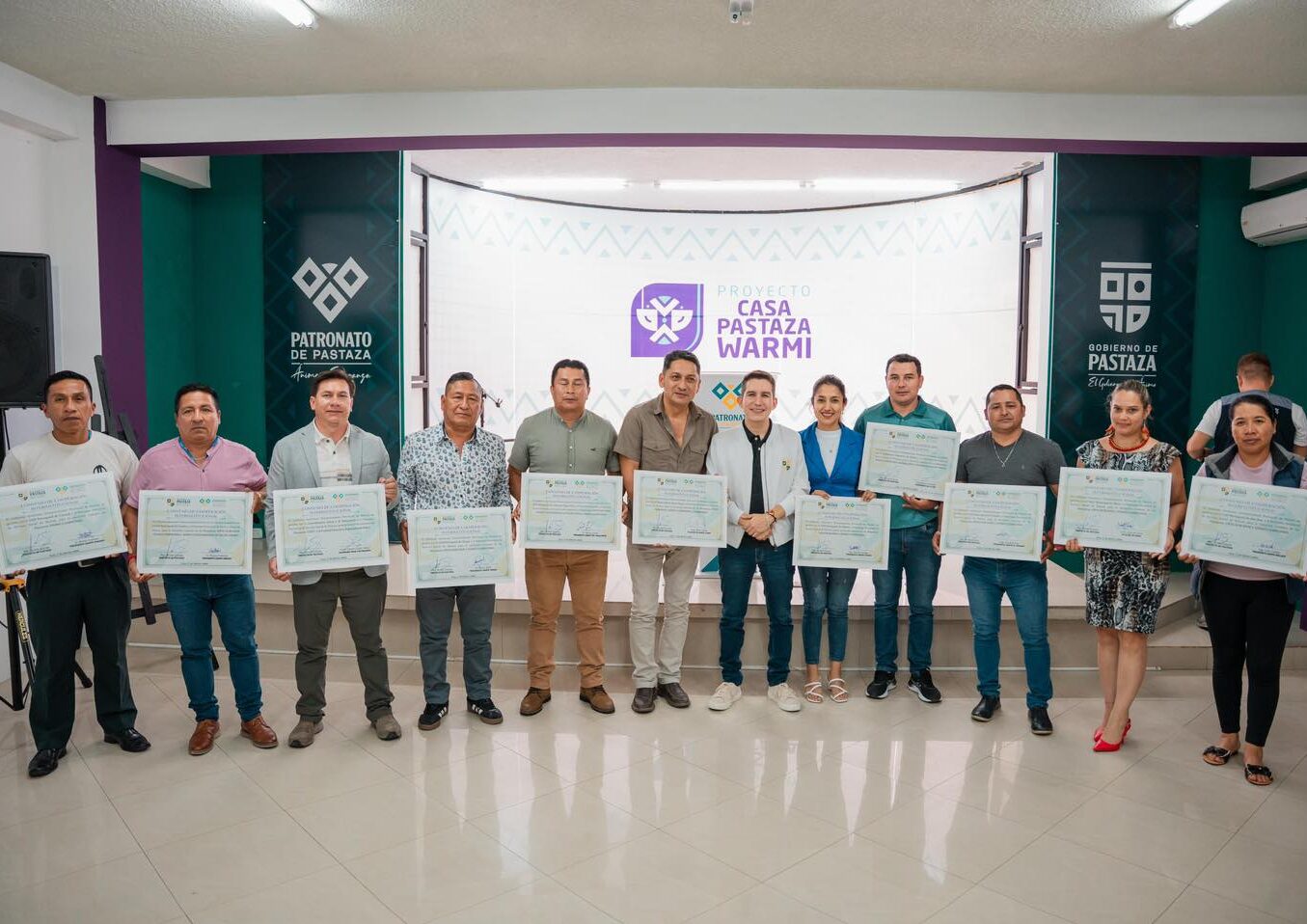 El Gobierno Provincial, en gestión con el Patronato Provincial de Pastaza, firmó 35 convenios interinstitucionales.