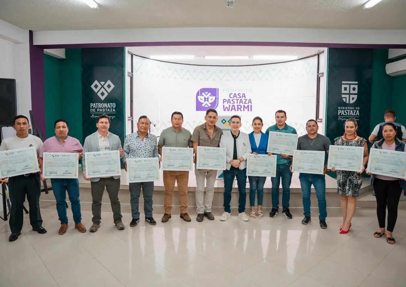 El Gobierno Provincial, en gestión con el Patronato Provincial de Pastaza, firmó 35 convenios interinstitucionales.