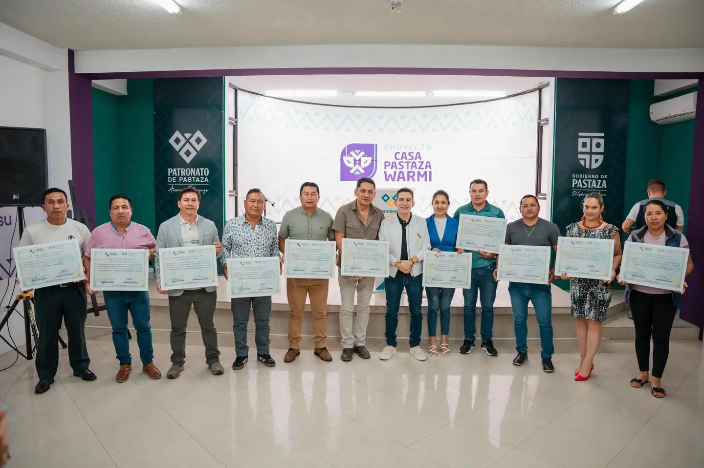 El Gobierno Provincial, en gestión con el Patronato Provincial de Pastaza, firmó 35 convenios interinstitucionales.