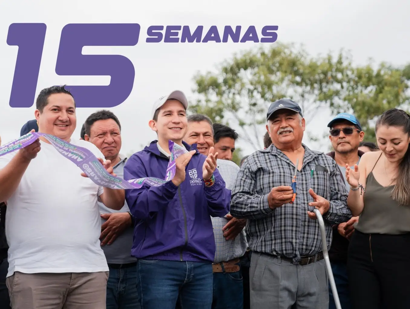¡Vamos bien son ya 15 semanas, 15 obras, 15 razones para celebrar en Pastaza!