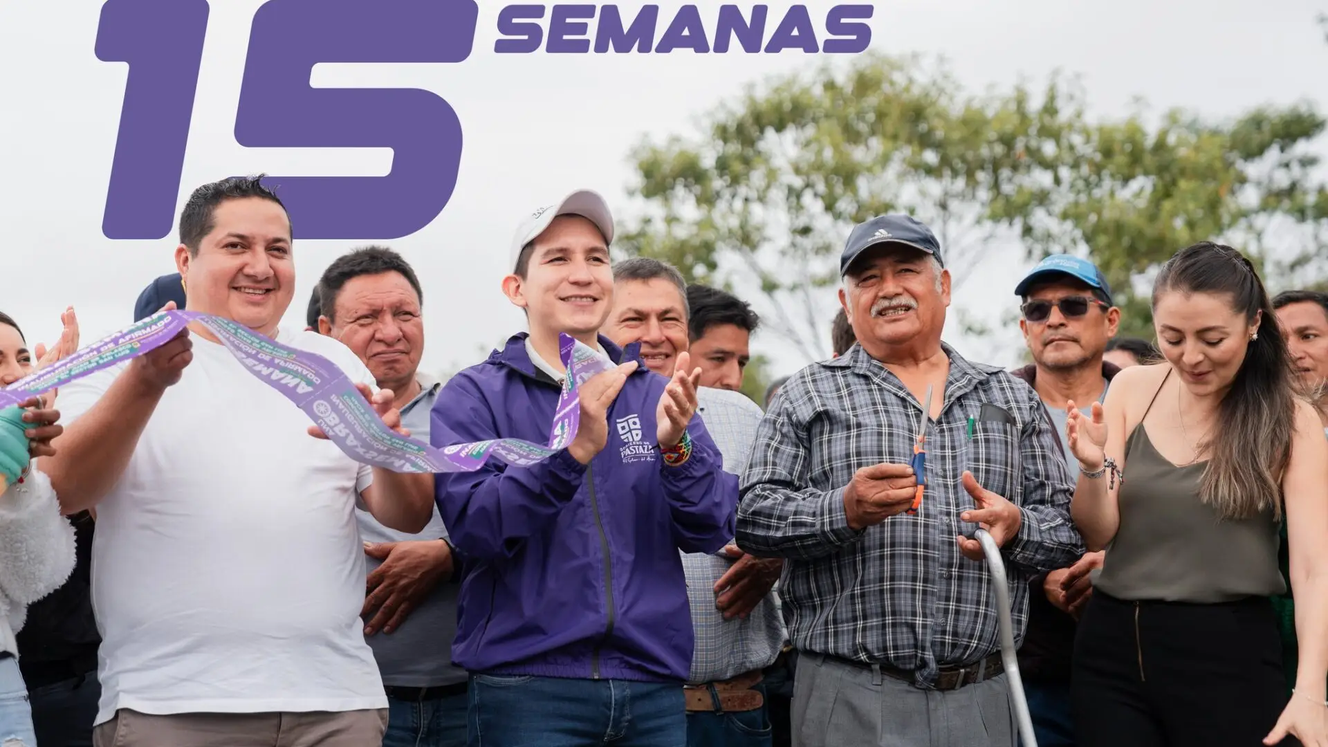 ¡Vamos bien son ya 15 semanas, 15 obras, 15 razones para celebrar en Pastaza!