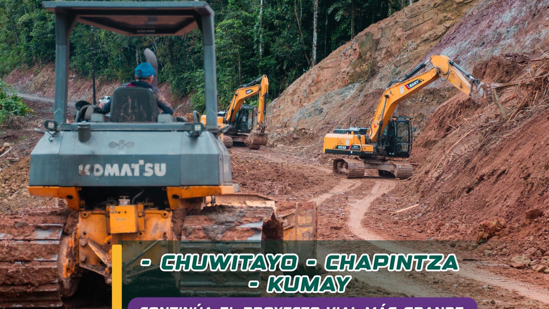 Avanza la gran vía de Pastaza: Chapintza-Kumay-Chuwitayo: 16 kilómetros de esperanza