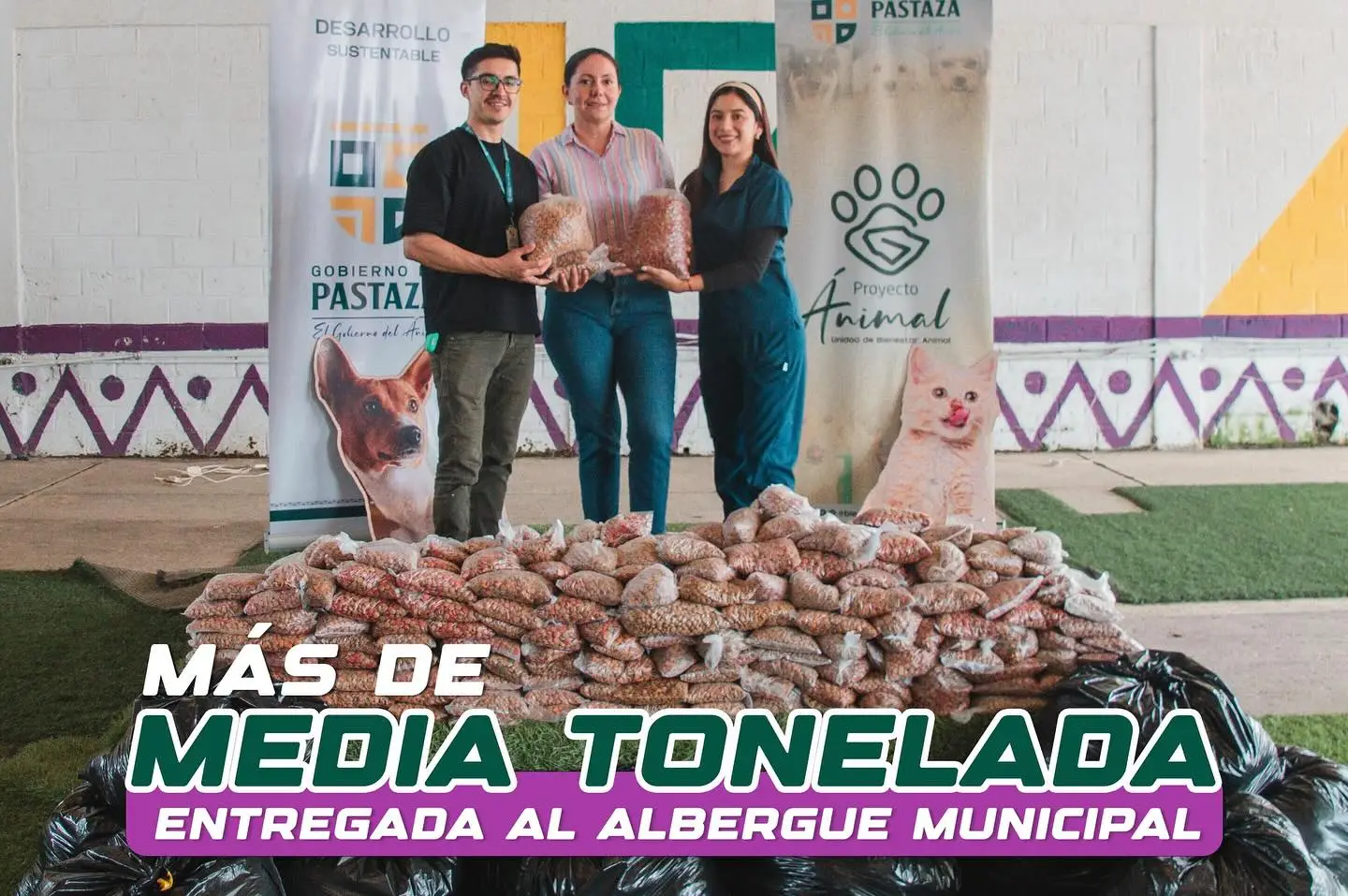 Como respuesta al pedido de abastecimiento realizado por Municipio de Pastaza