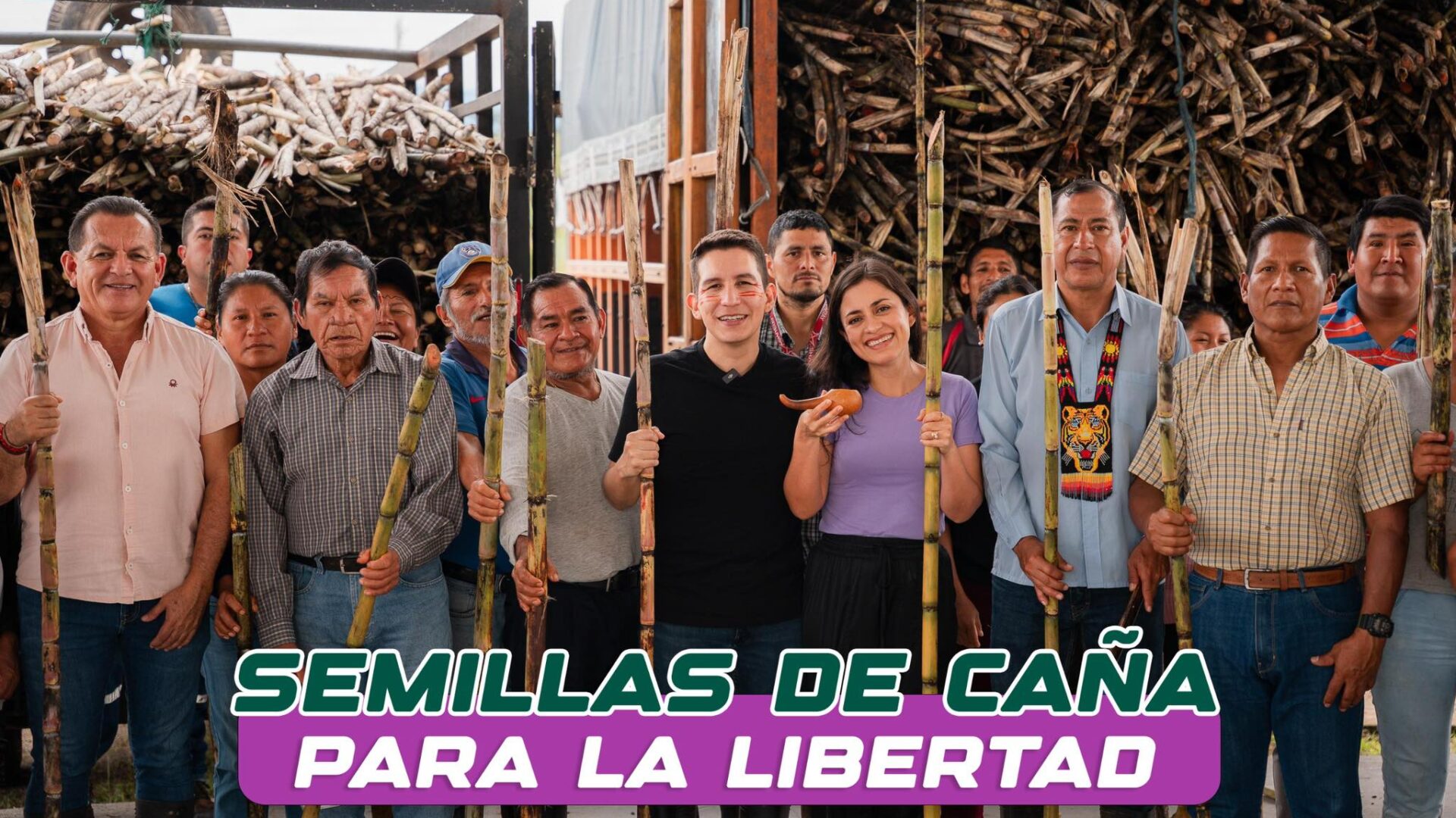 Entregamos semilla de caña a 75 familias de 9 comunidades rurales, que ahora podrán cultivar más de 75 hectáreas.