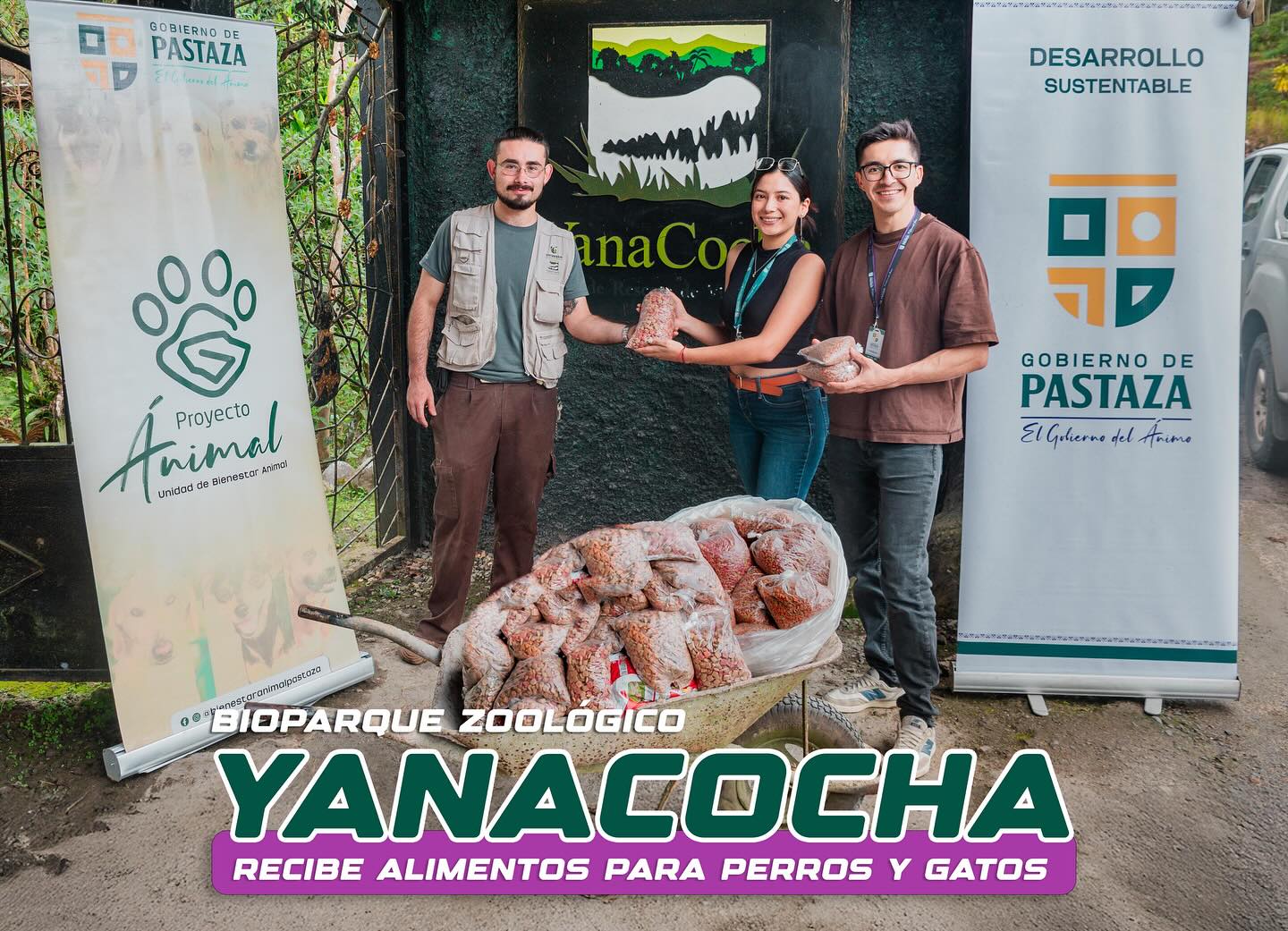 El Proyecto Ánimal sigue en marcha en la provincia de Pastaza.