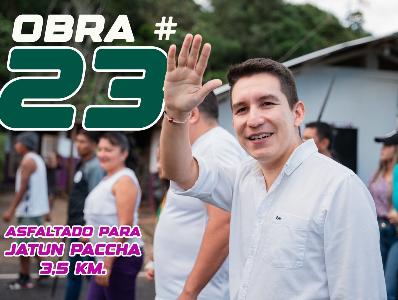 Jatun Paccha ya cuenta con una nueva vía de esperanza y desarrollo